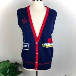 Beautiful I love Latin sweater vest